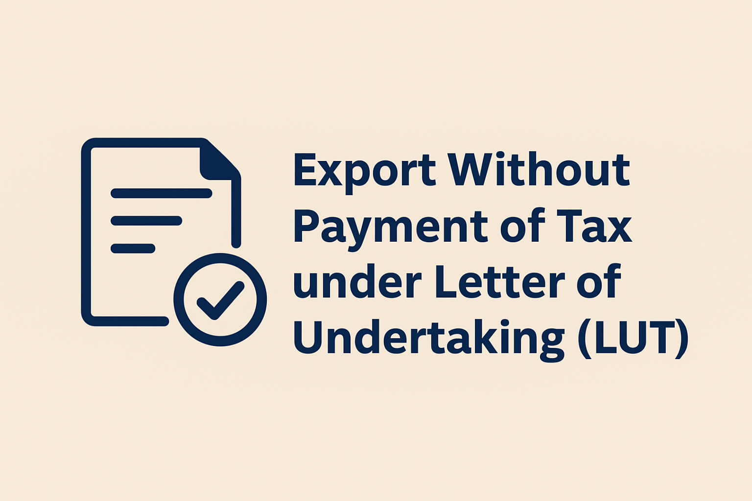 Advisory for Maintenance of Export Documents