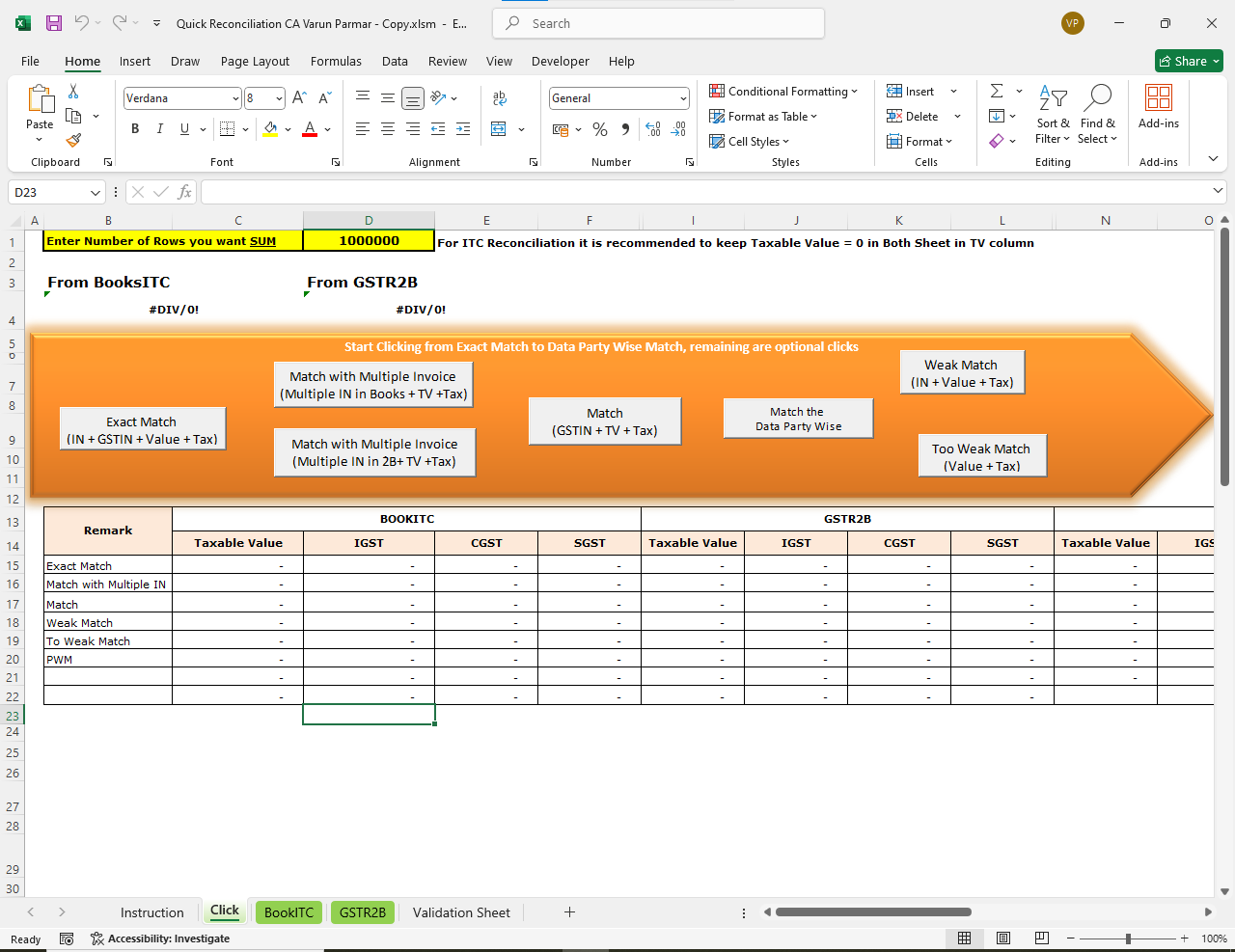 FREE ACCESS TO GST RECONCILIATION TOOL